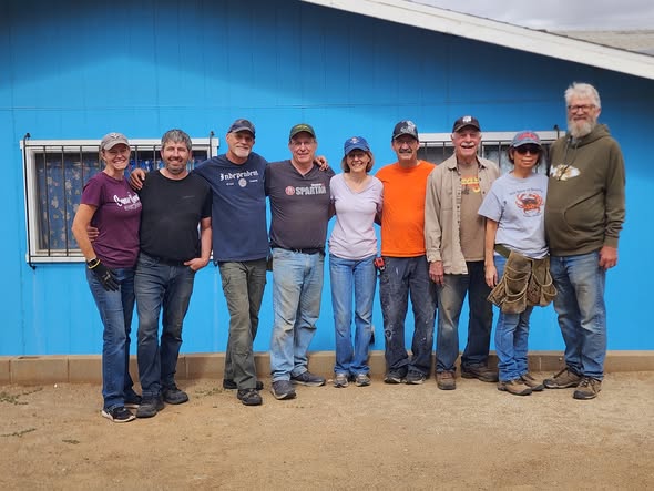 Calvary Crossroads volunteers at the Children’s Center